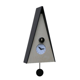  Cuckoo Clock - 'Cucu Norimberga' Cuckoo Clock (Natural Wood & Black) by Pirondini - Cuckoo Collections