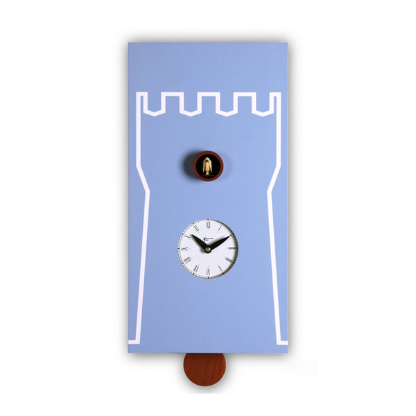  Cuckoo Clock - 'Cucu Torre' Cuckoo Clock (Light Blue) by Pirondini - Cuckoo Collections