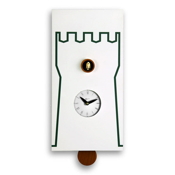 Cuckoo Clock - 'Cucu Torre' Cuckoo Clock (White) by Pirondini - Cuckoo Collections