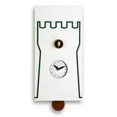  Cuckoo Clock - 'Cucu Torre' Cuckoo Clock (White) by Pirondini - Cuckoo Collections