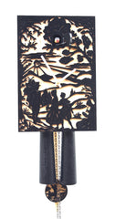  Cuckoo Clock - 'Into The Woods' Modern Art Style Cuckoo Clock 1 day movement (Black) by Rombach & Haas - Cuckoo Collections