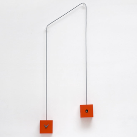  Cuckoo Clock - 'TuTu' Cuckoo Clock (Red) by Progetti - Cuckoo Collections