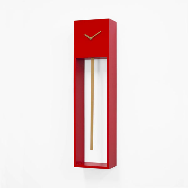  Clock - Uaigong (Red & Gold) Pendulum Clock by Progetti - Cuckoo Collections