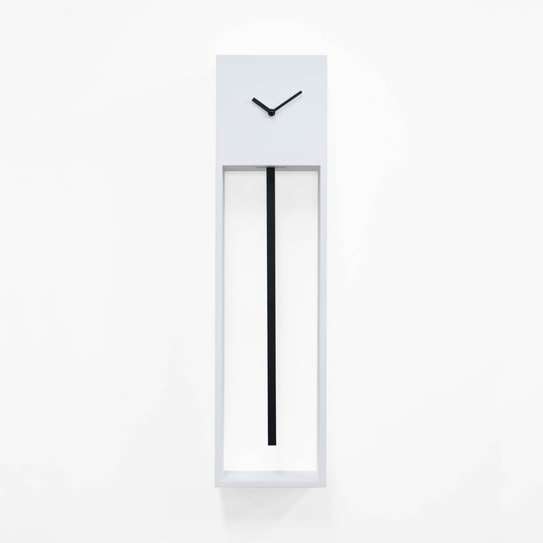  Clock - Uaigong (White & Black) Pendulum Clock by Progetti - Cuckoo Collections