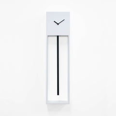  Clock - Uaigong (White & Black) Pendulum Clock by Progetti - Cuckoo Collections