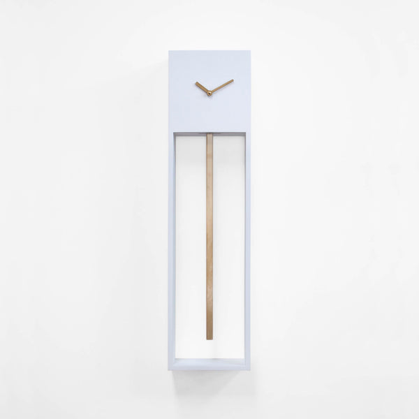  Clock - Uaigong (White & Gold) Pendulum Clock by Progetti - Cuckoo Collections