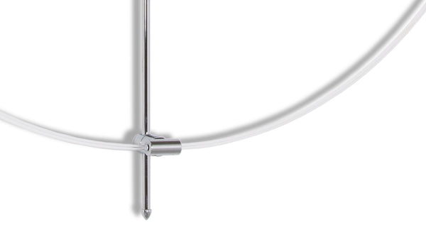  Clock - 'Unum' Wall Clock (Silver) by Incantesimo Design - Cuckoo Collections