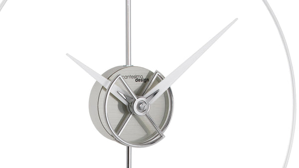  Clock - 'Unum' Wall Clock (Silver) by Incantesimo Design - Cuckoo Collections