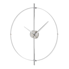  Clock - 'Unum' Wall Clock (Silver) by Incantesimo Design - Cuckoo Collections