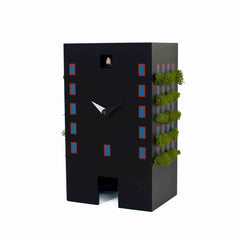  Cuckoo Clock - 'Urban' Cuckoo Clock (Black) by Progetti - Cuckoo Collections