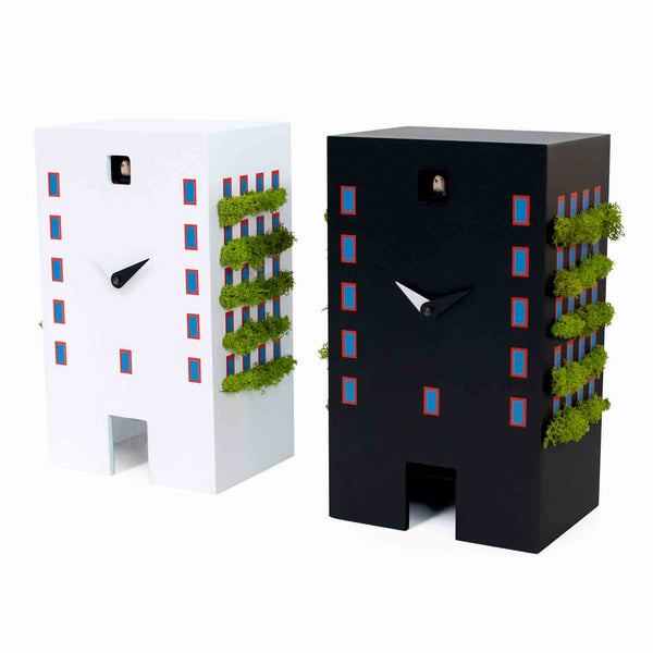  Cuckoo Clock - 'Urban' Cuckoo Clock (Black) by Progetti - Cuckoo Collections