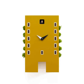  Cuckoo Clock - 'Urban' Cuckoo Clock (Yellow) by Progetti - Cuckoo Collections