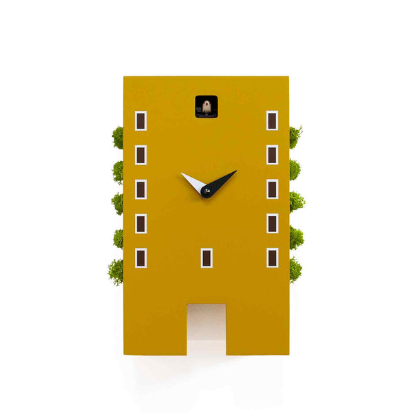  Cuckoo Clock - 'Urban' Cuckoo Clock (Yellow) by Progetti - Cuckoo Collections